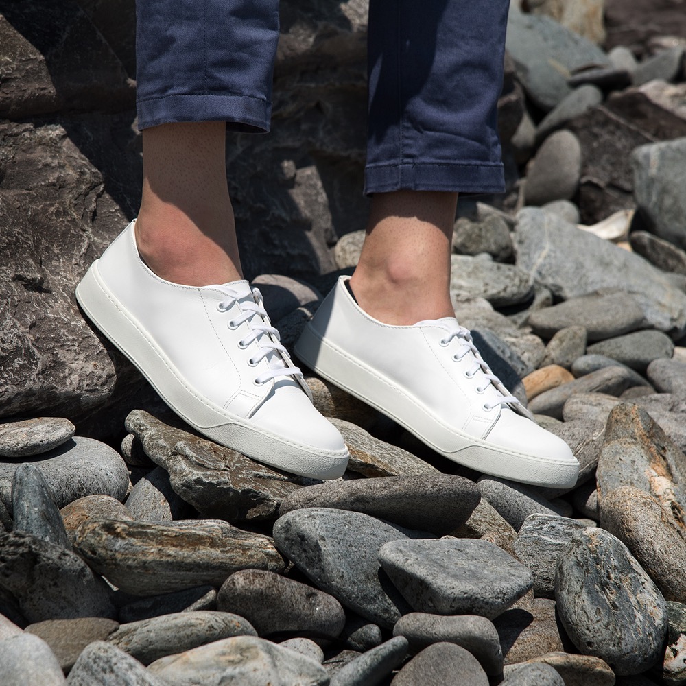 Rancourt & Co Maine Classic White Lace-Up Sneakers RANCOURT & CO. Size 7 Court Classic 2.0 White Leather Low  main image 3