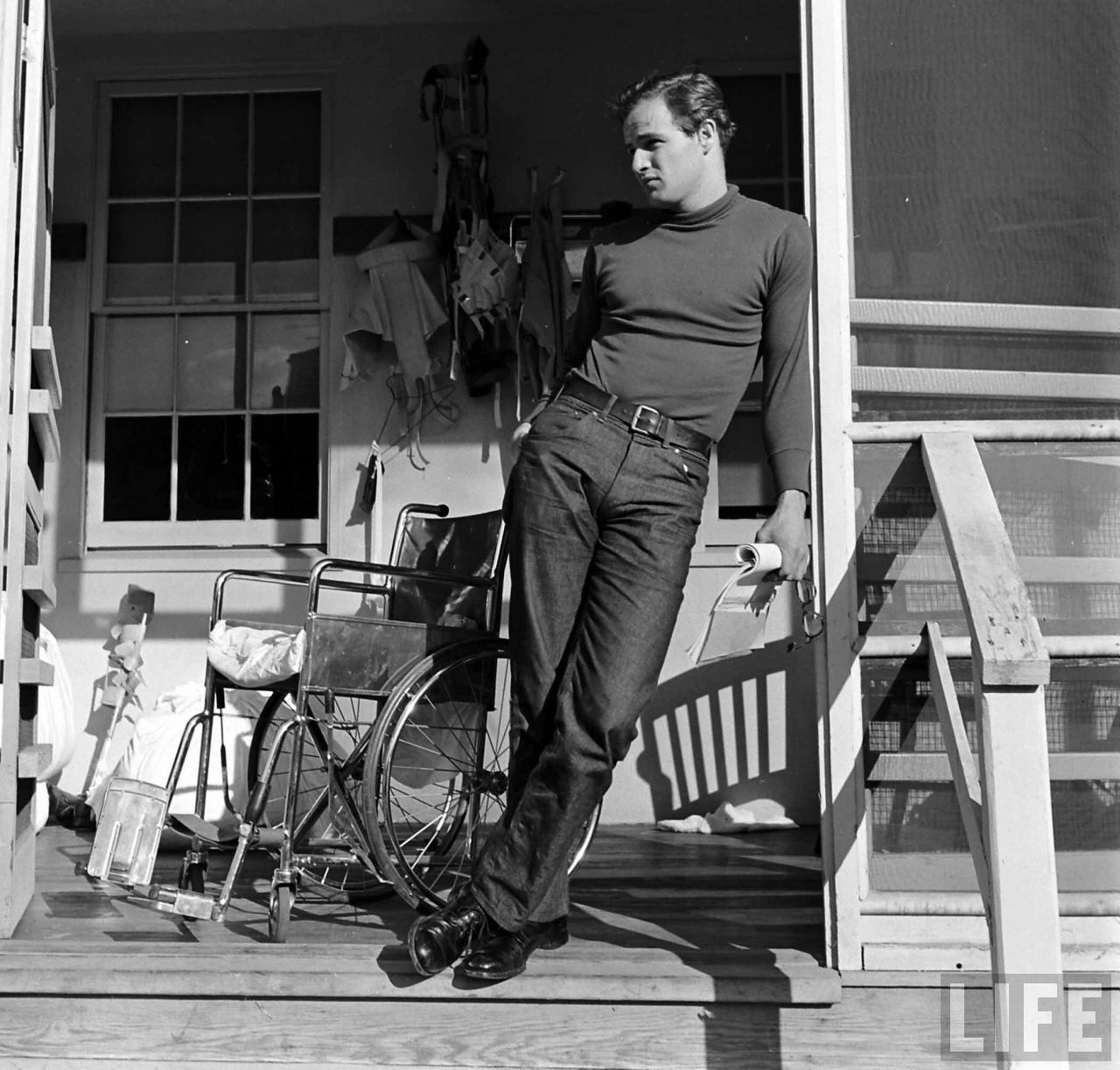 LIFE Archive | Marlon Brando in The Men | A Continuous Lean.